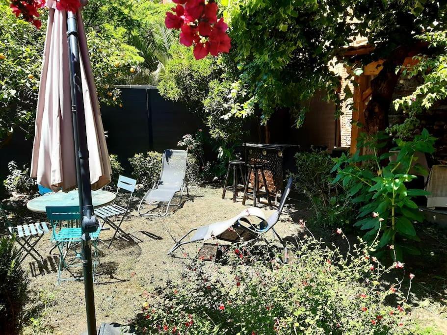 Charmante Maison De Ville Avec Jardin Perpignan Exteriér fotografie